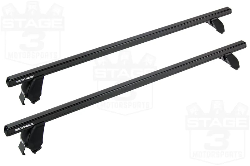 Rhino Rack JA8135 Heavy Duty 2500 Black 2-Bar Roof Rack | 2020-2025 GM Silverado/Sierra 2500HD/3500HD 6.6L Duramax