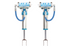 King 25001-302-EXT2 OEM Performance 2.5 Front Shocks w/ 2-3" Lift Max | 2011-2025 GM Chevrolet 2500HD/3500HD