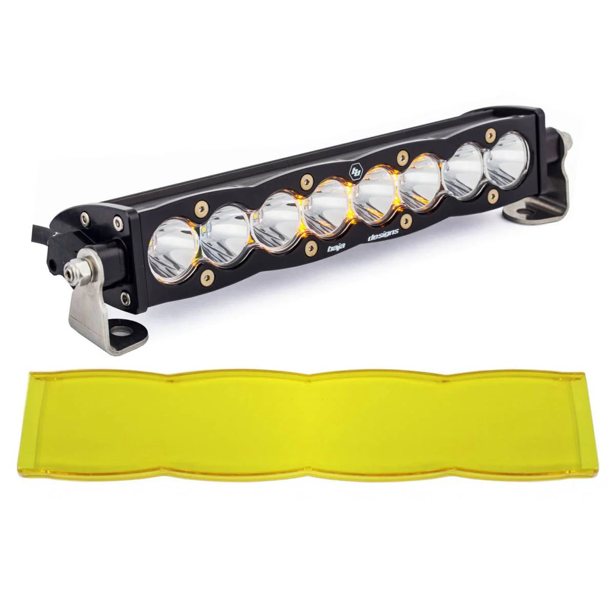 Baja Designs 708202 S8 10" inch Amber Rock Guard Cover | Universal