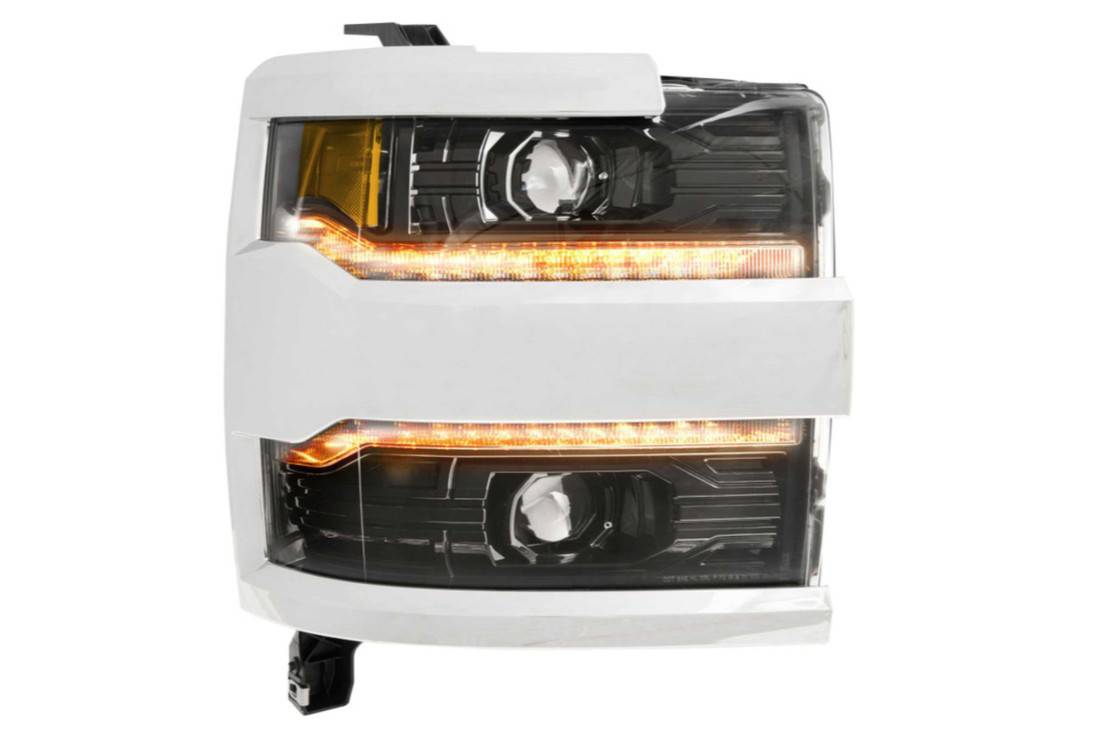 Morimoto LF541.C LED Projector Headlights - Chrome Trim | 2015-2019 GM Chevrolet Silverado 2500HD/3500HD
