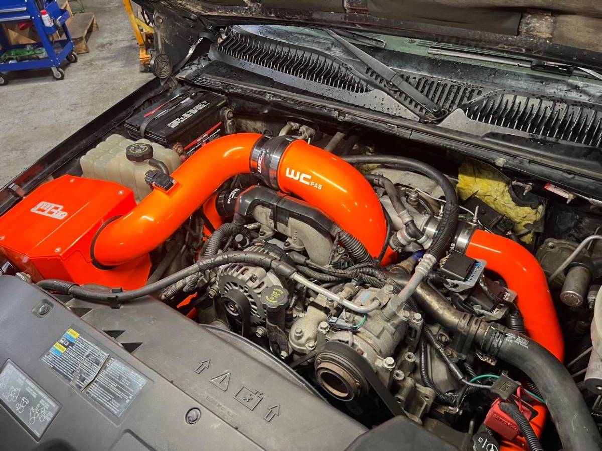 Wehrli 100352 3 inch Driver Side Intercooler Pipe | 2004.5-2010 GM Silverado/Sierra 2500HD/3500HD 6.6L Duramax