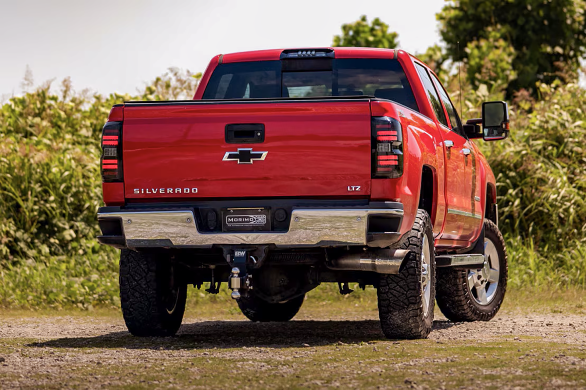 Morimoto LF729 XB LED Tail Lights - Smoked | 2014-2019 GM Chevrolet Silverado 2500HD/3500HD
