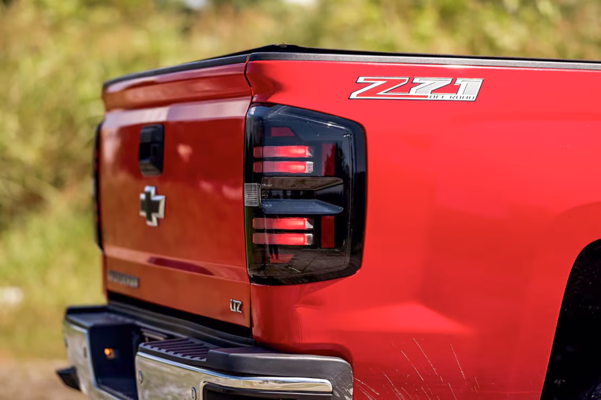 Morimoto LF729 XB LED Tail Lights - Smoked | 2014-2019 GM Chevrolet Silverado 2500HD/3500HD
