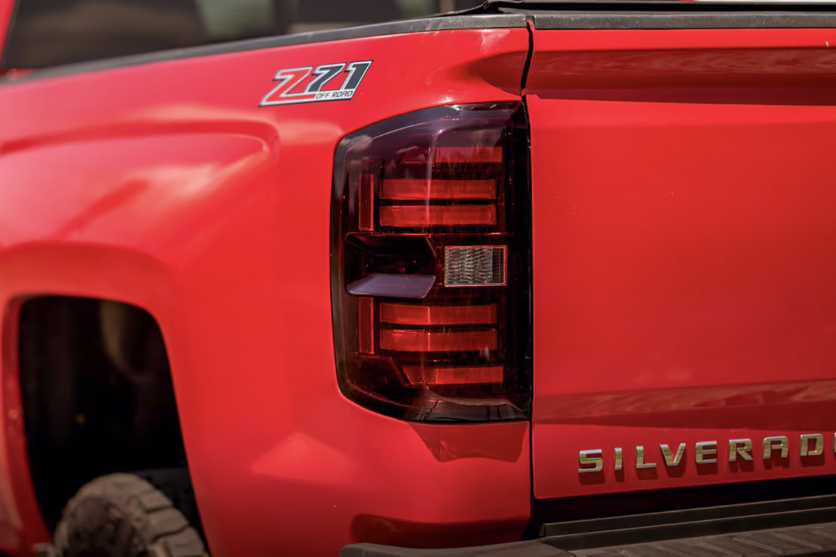 Morimoto LF728 XB LED Tail Lights - Red | 2014-2019 GM Chevrolet Silverado 2500HD/3500HD