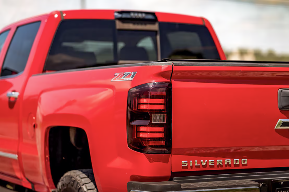 Morimoto LF728 XB LED Tail Lights - Red | 2014-2019 GM Chevrolet Silverado 2500HD/3500HD