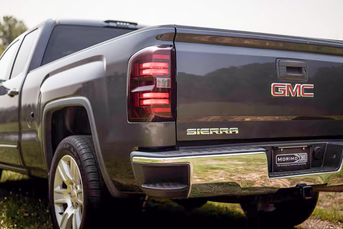 Morimoto LF730 XB LED Tail Lights - Red | 2014-2019 GM Sierra 2500HD/3500HD