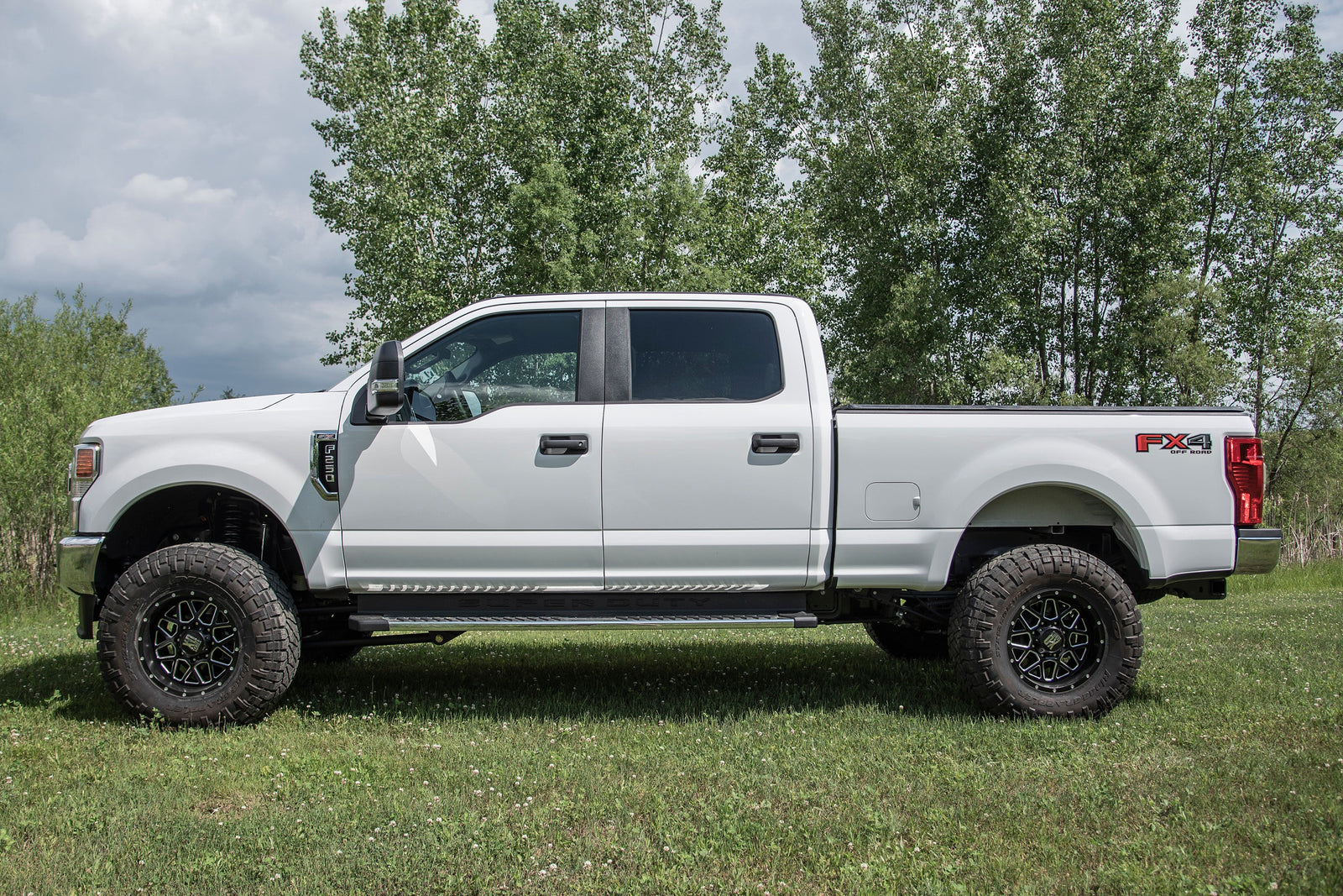 BDS 2214FPE 5 Inch Lift Kit w/ 4-Link, FOX 2.5 Performance Elite shocks & Leaf Springs | 2020-2022 Ford F250/F350 Super Duty 4WD Gas
