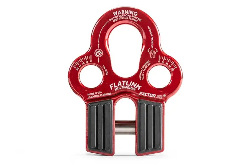 Factor 55 00225-01 Flatlink Multi-Mount Win Shackle Mount - Red | Universal