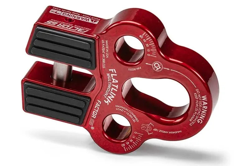 Factor 55 00225-01 Flatlink Multi-Mount Win Shackle Mount - Red | Universal