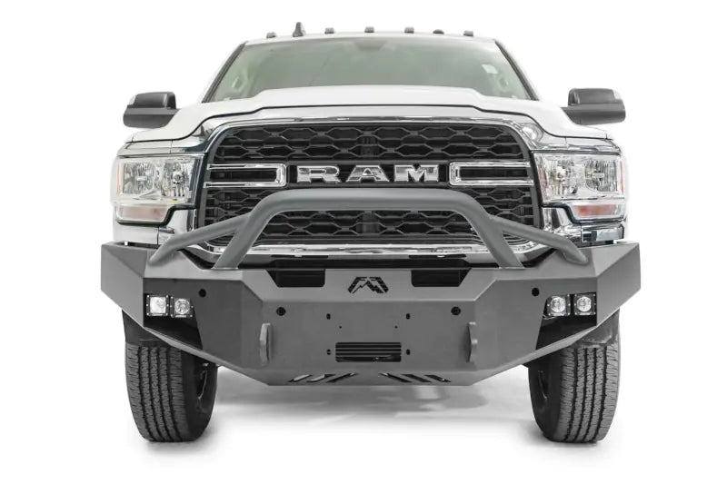 Fab Fours DR19-A4452-1 Premium Win Bumper - Pre-Runner Guard | 2019-2024 RAM 2500/3500/4500/5500