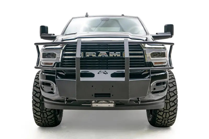 Fab Fours DR10-N2970-1 Winch Mount - Full Guard | 10-18 RAM 2500/3500/4500/5500