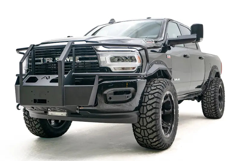 Fab Fours DR10-N2970-1 Winch Mount - Full Guard | 10-18 RAM 2500/3500/4500/5500