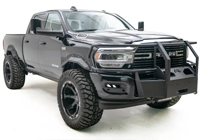 Fab Fours DR10-N2970-1 Winch Mount - Full Guard | 10-18 RAM 2500/3500/4500/5500
