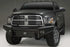 Fab Fours DR19-Q4461-1 Black Steel Elite Front Bumper - No Guard | 2019-2024 RAM 2500/3500/4500/5500