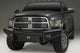 Fab Fours DR19-Q4461-1 Black Steel Elite Front Bumper - No Guard | 2019-2024 RAM 2500/3500/4500/5500