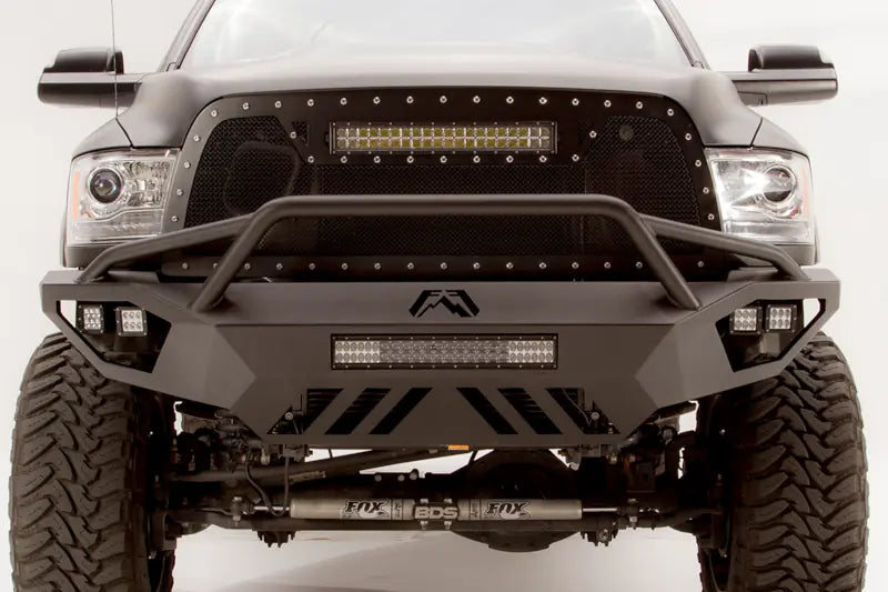 Fab Fours DR10-V2952-1 Vengeance Front Bumper - Pre-Runner Guard No Sensors | 2010-2018 RAM 2500/3500/4500/5500