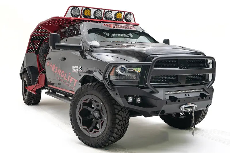 Fab Fours DR19-X4450-1 Matrix Front Bumper - Full Guard | 2019-2023 RAM 2500/3500 6.7L Cummins