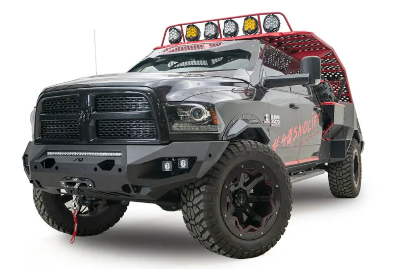 Fab Fours DR10-X2951-1 Matrix Front Bumper - No Guard | 2010-2018 RAM 2500/3500/4500/5500