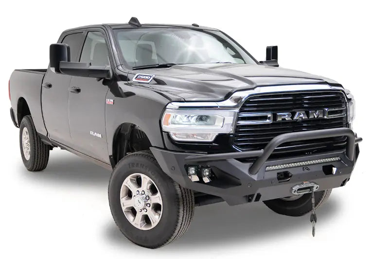 Fab Fours DR19-X4452-1 Matrix Front Bumper - Pre-Runner Guard | 2019-2023 RAM 2500/3500 6.7L Cummins