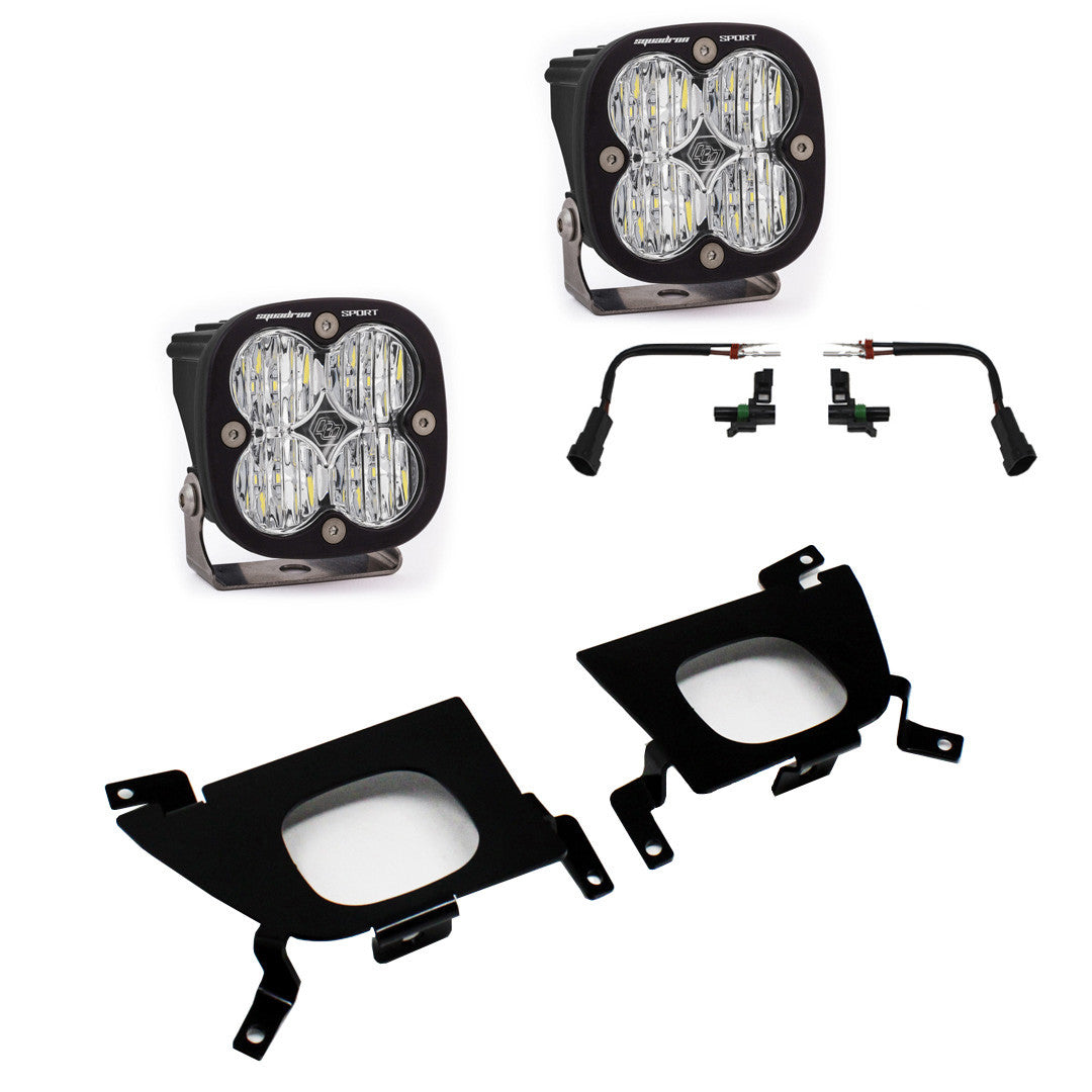 Baja Designs 447518 Fog Pocket Mount Kit Pro Amber FPK Sport WC | 2020-2022 GM Silverado/Sierra 2500HD/3500HD