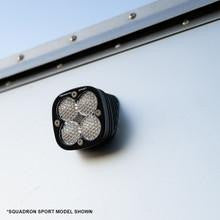 Baja Designs 492006 Flush Mount LED Light Pod Angled Black Clear Lens Work/Scene Pattern Squadron Pro | Universal