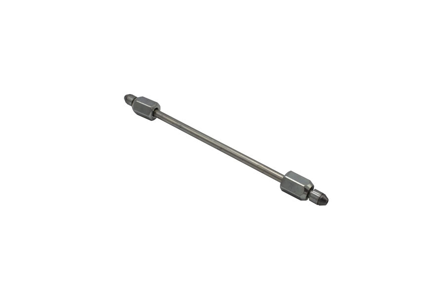 Fleece FPE-34200-10 10 inch High Pressure Fuel Line 8mm x 3.5mm Line M14 x 1.5 Nuts | Universal
