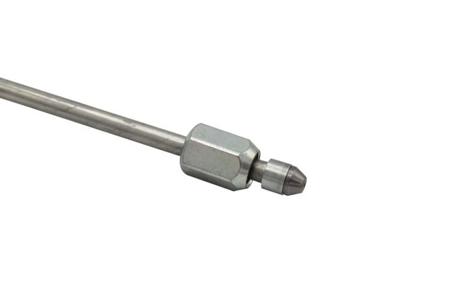 Fleece FPE-34200-11 11 inch High Pressure Fuel Line 8mm x 3.5mm Line M14 x 1.5 Nuts | Universal