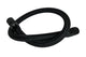 Fleece FPE-CLNTBYPS-HS-12V-BLK Coolant Bypass Hose - Black Nylon Braided | 1994-1998 Dodge RAM 2500/3500 5.9L 12V Cummins