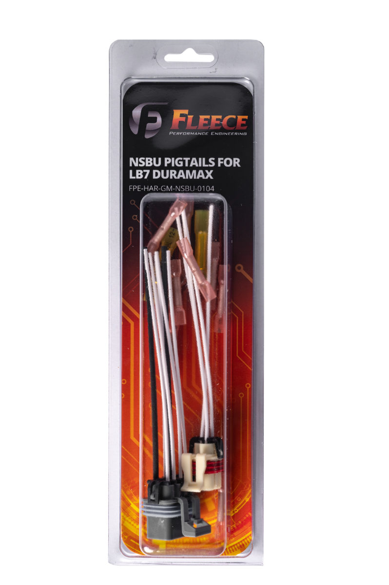Fleece FPE-HAR-GM-NSBU-0104 NSBU Pigtails | 2001-2004 GM 6.6L Duramax w/ Allison Transmission