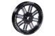 Fleece FPE-34211-BLK-SPK Spoke Design Dual Pump Pulley - Black | 2007.5-2018 Dodge RAM 2500/3500 6.7L Cummins