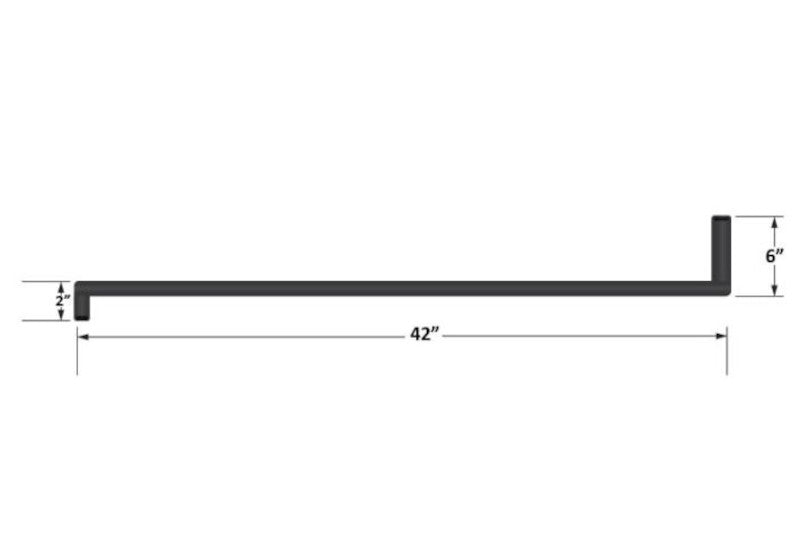 Fleece FPE-34574-A Pre-Formed 5/8 in Coolant Hose with 90 Degree Ends | Universal