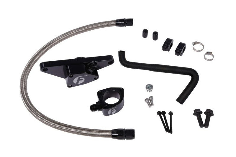 Fleece FPE-CLNTBYPS-CUMMINS-0607-SS Coolant Bypass Kit with Stainless Steel Braided Line | 2006-2007 Dodge RAM 2500/3500 5.9L Cummins AT