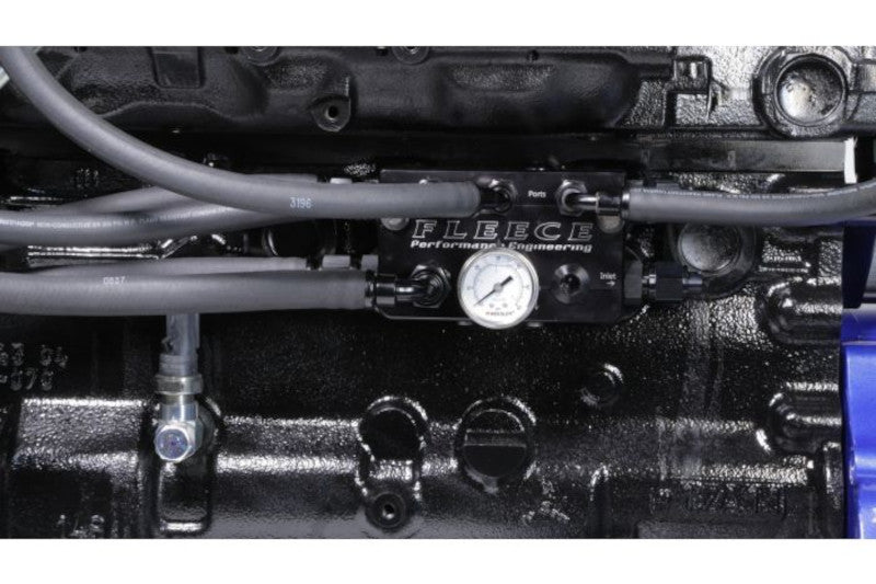 Fleece FPE-CRR-20-0806 Regulated Return Fuel Distribution Block | 2007.5-2018 Dodge RAM 2500/3500 6.7L Cummins