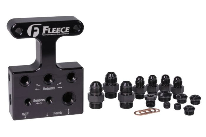 Fleece FPE-FFD-RF-3G-67 3rd Gen Fuel Distribution Block | 2007.5-2009 Dodge RAM 2500/3500 6.7L Cummins
