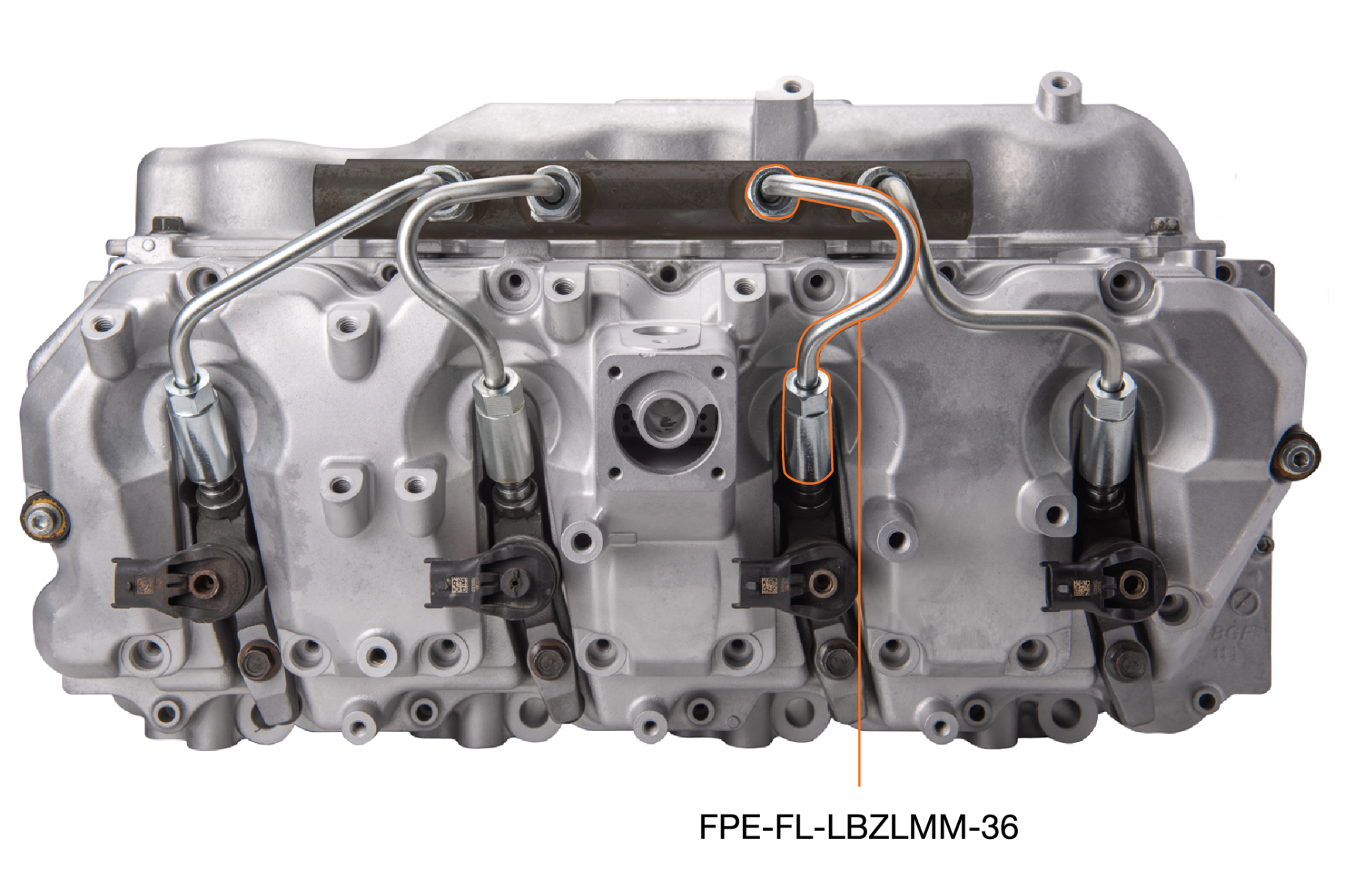 Fleece FPE-FL-LBZLMM-36 High Pressure Injector #3 and #6 Line | 2007.5-2010 GM Silverado/Sierra 2500HD/3500HD 6.6L Duramax LMM