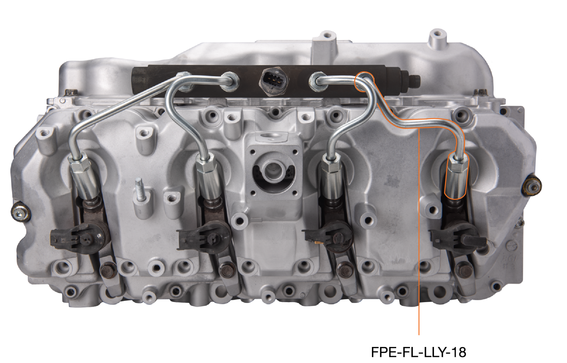 Fleece FPE-FL-LLY-18 Injector #1 and #8 Line | 2004.5-2005 GM Silverado/Sierra 2500HD/3500HD 6.6L Duramax LLY