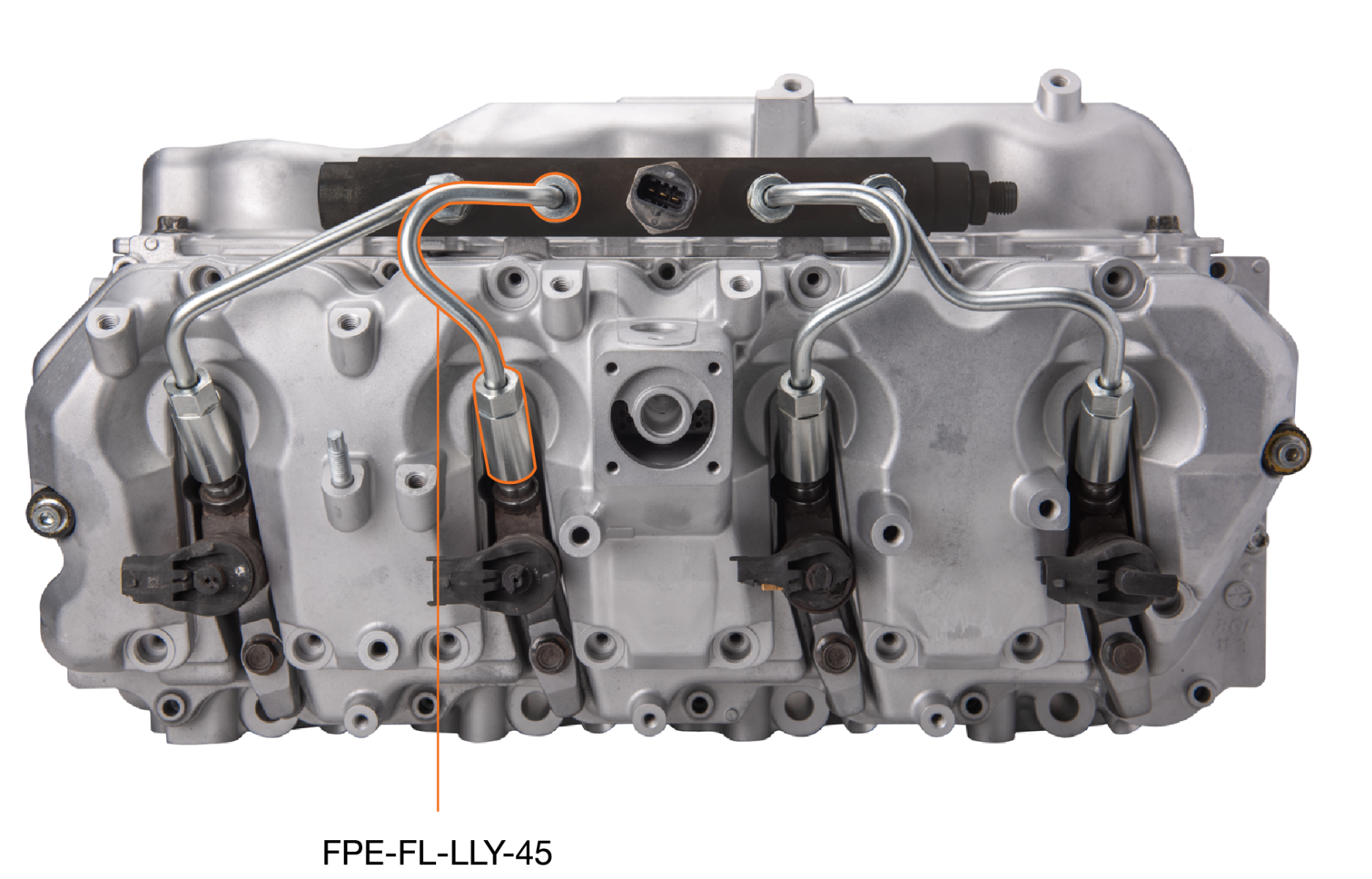Fleece FPE-FL-LLY-45 Injector #4 and #5 Line | 2004.5-2005 GM Silverado/Sierra 2500HD/3500HD 6.6L Duramax LLY
