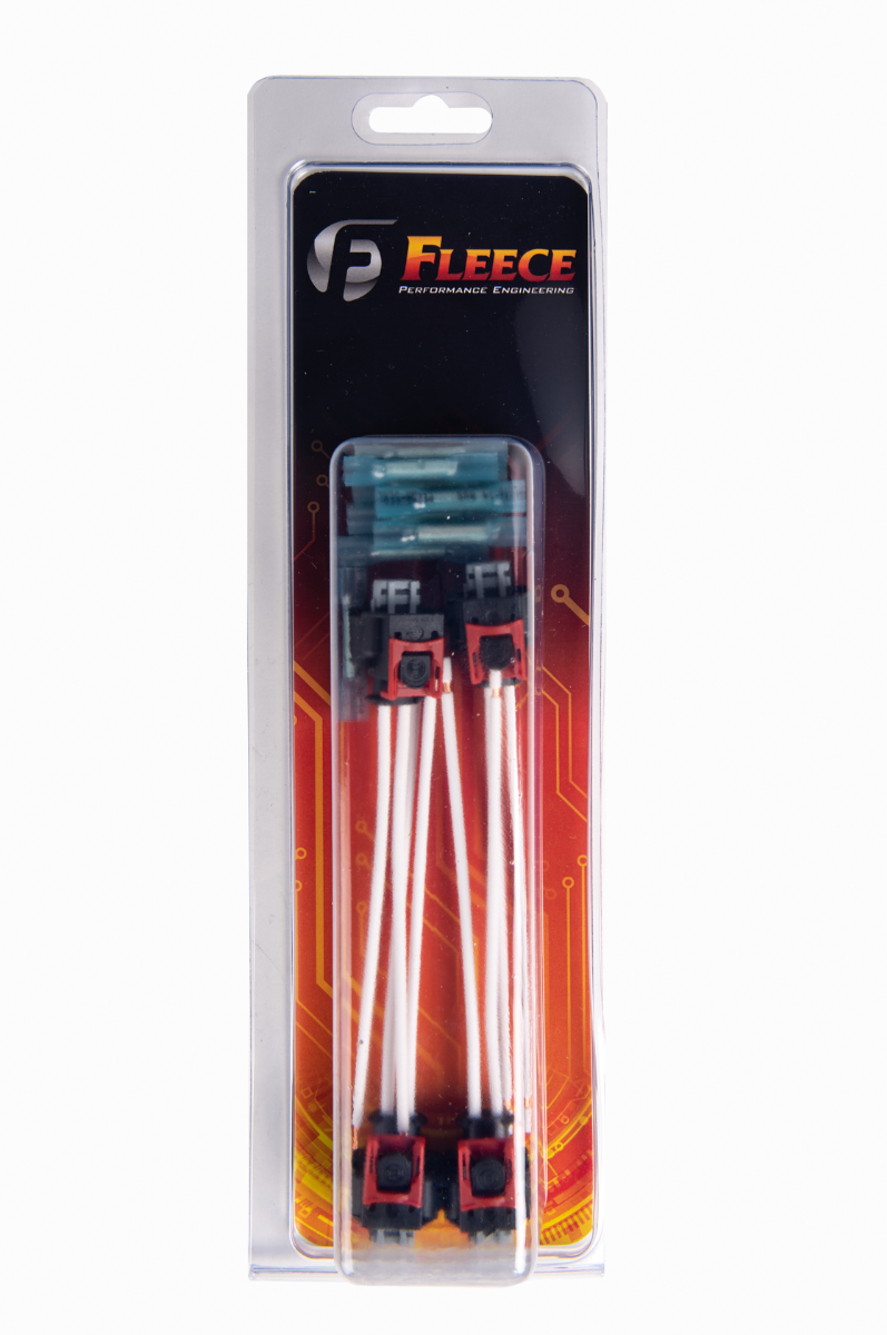 Fleece FPE-HAR-L5P-INJ-PT-4P Replacement Fuel Injector Connector 4-Pack | 2011-2024 GM Silverado/Sierra 2500HD/3500HD 6.6L Duramax L5P
