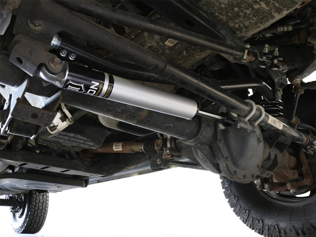 ICON 36511 2.0" VS Dual Opposing Aluminum Steering Stabilizer - (Single) | 1999-2025 Ford F250/F350 Powerstroke 4WD