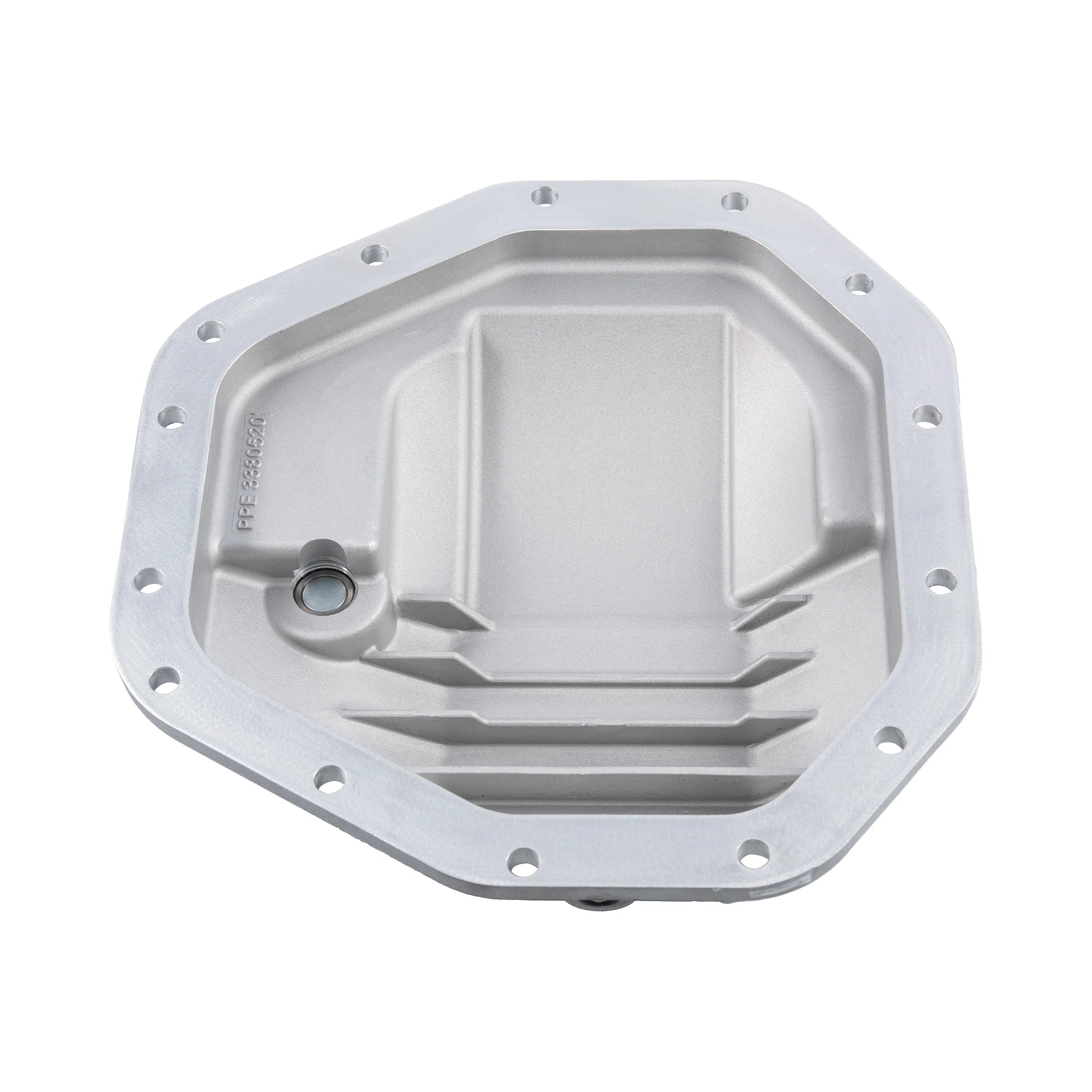 PPE 338052000 Dana M275 14-Bolt Heavy-Duty Cast Aluminum Rear Differential Cover (RAW) | 2017–2025 Ford F250/F350 Super Duty