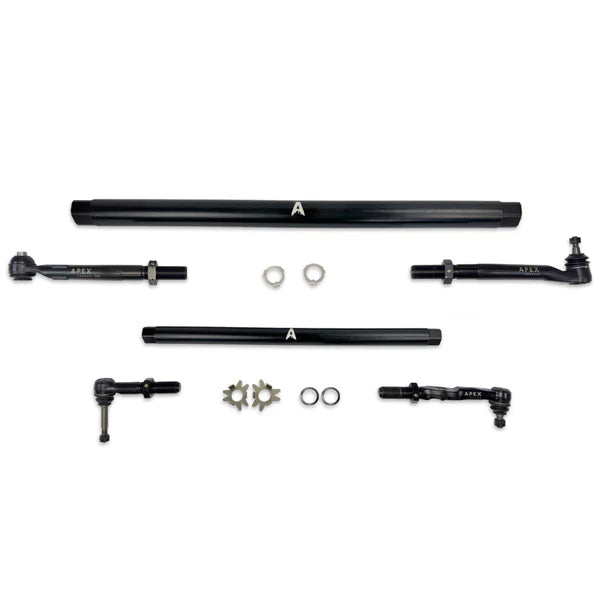 Apex KIT370-BLK ProLock Steering Kit Black Aluminum | 2005-2016 Ford F250/F350 Super Duty 4WD Powerstroke