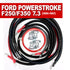 JEEPCABLES FORD-9097-2/0G-7.3DIESEL OBS Battery Cable Kit- Straight (Denso or other high torque) | 1990-1997 Ford F250/F350 Powerstroke 7.3 Diesel