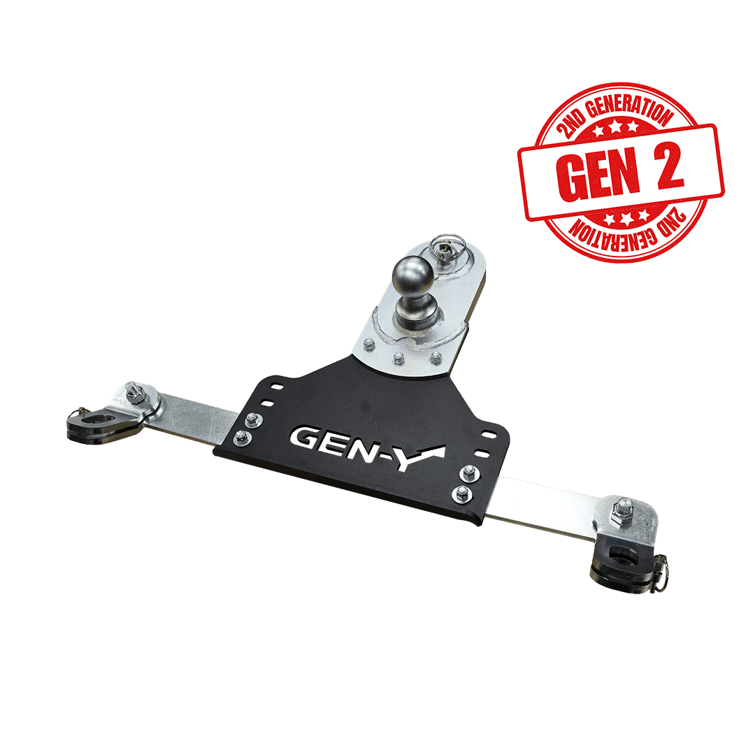 Gen Y GH-21014 GoosePuck GEN 2 25K Ball - Puck Mount - 5 inch Offset | 2014-2024 Dodge RAM 2500/3500