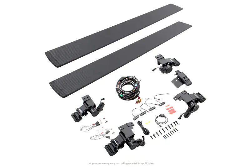 Go Rhino 20415587T E1 Electric Running Board Kit Textured Black | 2017-2022 Ford F250/F350
