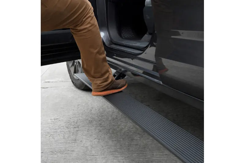 Go Rhino 20415587T E1 Electric Running Board Kit Textured Black | 2017-2022 Ford F250/F350