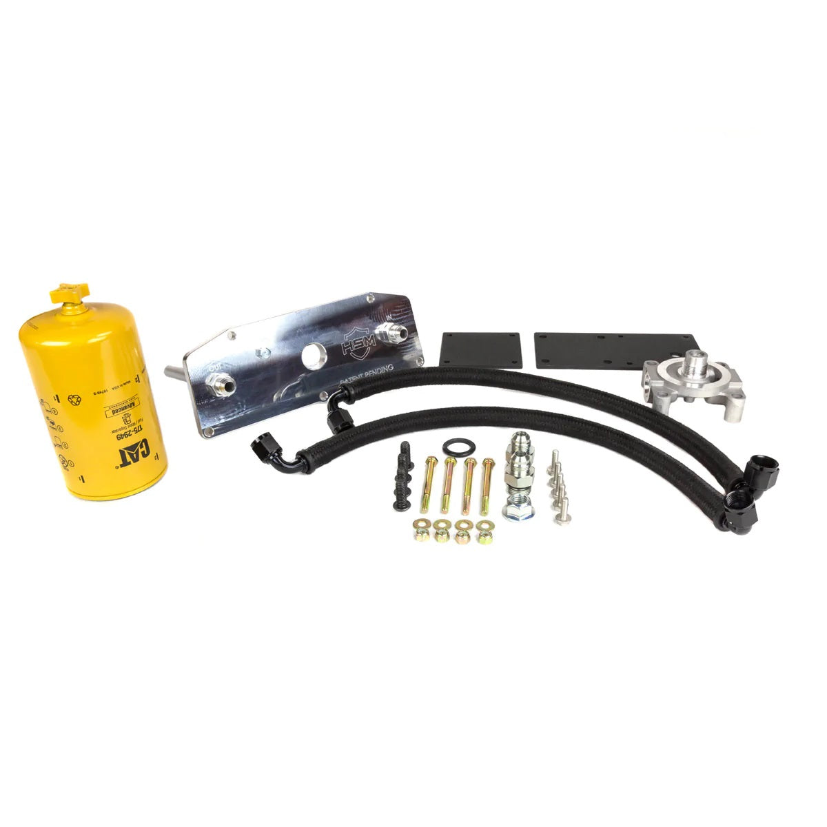 H&S Motorsports 121006 Lower Fuel Filter Upgrade Kit | 17-22 Ford F250/F350 6.7L Powerstroke