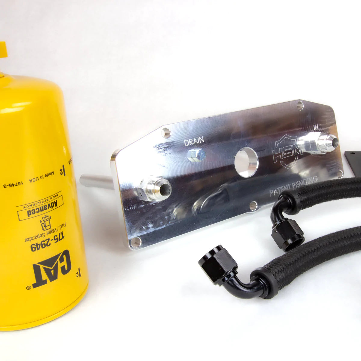 H&S Motorsports 121006 Lower Fuel Filter Upgrade Kit | 17-22 Ford F250/F350 6.7L Powerstroke