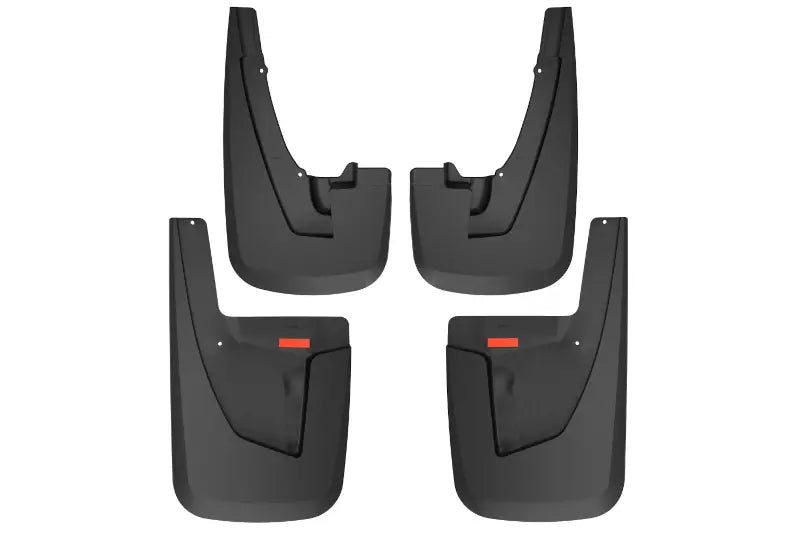 Husky 58046 Front & Rear Mud Guard Set - Black | 2019-2023 RAM 2500/3500 w/o Fender Flares