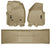 Husky 99713 WeatherBeater Front & 2nd Row Floor Liners - Tan | 2012-2016 Ford F250/F350 Crew Cab