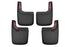 Husky 58476 Front/Rear Mud Guard Set | 2017-2025 Ford F250/F350 Super Duty (SRW) w/ OEM Fender Flares